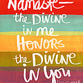 Namaste Painting by Linda Woods Namaste Painting by Linda Woods