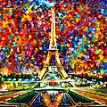 Paris Of My Dreams Painting by Leonid Afremov Paris Of My Dreams Painting by Leonid Afremov