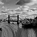 River Thames Waterfall by David Pyatt River Thames Waterfall by David Pyatt