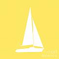 Sailboat in Yellow and White Photograph by Jackie Farnsworth Sailboat in Yellow and White Photograph by Jackie Farnsworth
