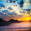 Sea Of Clouds On Sunrise With Ray Lighting by Setsiri Silapasuwanchai Sea Of Clouds On Sunrise With Ray Lighting by Setsiri Silapasuwanchai