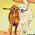 Stick With Me Painting by Pat Saunders-White Stick With Me Painting by Pat Saunders-White