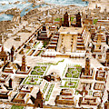Tenochtitlan, Aztec City-state by Science Source Tenochtitlan, Aztec City-state by Science Source