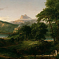 The Course of Empire The Arcadian or Pastoral State Painting by Thomas Cole The Course of Empire The Arcadian or Pastoral State Painting by Thomas Cole