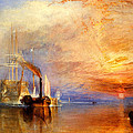The Fighting Temeraire tugged to her last berth to be broken up Painting by Philip Ralley The Fighting Temeraire tugged to her last berth to be broken up Painting by Philip Ralley