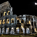 The Moon above the Colosseum No2 Photograph by Weston Westmoreland The Moon above the Colosseum No2 Photograph by Weston Westmoreland