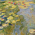 The Waterlily Pond Painting by Claude Monet The Waterlily Pond Painting by Claude Monet