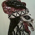 Warrior Rooster Sculpture by Suzanne Berthier Warrior Rooster Sculpture by Suzanne Berthier