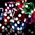 Colorful Dice Photograph by Raul Rodriguez Colorful Dice Photograph by Raul Rodriguez