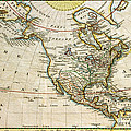 1789 Map of North America Photograph by Maria Hunt 1789 Map of North America Photograph by Maria Hunt