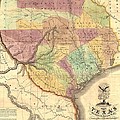 1837 Map of the Republic of Texas by Unknown