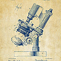 1899 Microscope Patent Vintage Digital Art by Nikki Marie Smith 1899 Microscope Patent Vintage Digital Art by Nikki Marie Smith