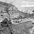 1900s Engraving Of Construction by Vintage Images 1900s Engraving Of Construction by Vintage Images