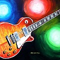 1958 Gibson Les Paul Painting by Karl Wagner 1958 Gibson Les Paul Painting by Karl Wagner