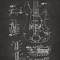 1961 Fender Guitar Patent Artwork - Gray Digital Art by Nikki Marie Smith 1961 Fender Guitar Patent Artwork - Gray Digital Art by Nikki Marie Smith