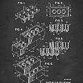 1961 Toy Building Brick Patent Art - Gray by Nikki Marie Smith 1961 Toy Building Brick Patent Art - Gray by Nikki Marie Smith