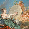 Allegory Of Painting by Francois Boucher Allegory Of Painting by Francois Boucher