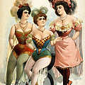 American Burlesque Costumes, 1899 Photograph by Photo Researchers American Burlesque Costumes, 1899 Photograph by Photo Researchers