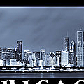 Chicago Skyline at Night #1 Photograph by Sebastian Musial Chicago Skyline at Night #1 Photograph by Sebastian Musial