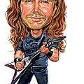 Dave Mustaine Metal Print by Art