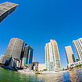 Downtown Miami Fisheye Photograph by Raul Rodriguez Downtown Miami Fisheye Photograph by Raul Rodriguez