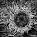 Girasol Dinamico Painting by Ricardo Chavez-Mendez Girasol Dinamico Painting by Ricardo Chavez-Mendez