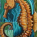 Golden Seahorse by Kate Fortin Golden Seahorse by Kate Fortin