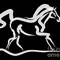 Horse-Runner Painting by Go Van Kampen Horse-Runner Painting by Go Van Kampen
