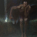 Lucifer Painting by Franz von Stuck Lucifer Painting by Franz von Stuck