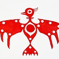 Thunderbird original painting Painting by Sol Luckman Thunderbird original painting Painting by Sol Luckman