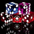 Colorful Dice Photograph by Raul Rodriguez Colorful Dice Photograph by Raul Rodriguez