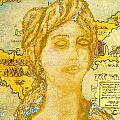 Ancient Cyprus Map and Aphrodite Digital Art by Augusta Stylianou Ancient Cyprus Map and Aphrodite Digital Art by Augusta Stylianou