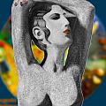 Aphrodite and Cyprus Map Digital Art by Augusta Stylianou Aphrodite and Cyprus Map Digital Art by Augusta Stylianou
