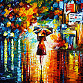 Rain Princess Painting by Leonid Afremov Rain Princess Painting by Leonid Afremov