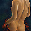 Red Silk Painting by Ricardo Chavez-Mendez Red Silk Painting by Ricardo Chavez-Mendez
