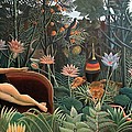 The Dream Painting by Henri Rousseau The Dream Painting by Henri Rousseau