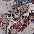 The Night Before Christmas Drawing by Arthur Rackham The Night Before Christmas Drawing by Arthur Rackham
