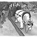 New Yorker June 5th, 2000 #2 Drawing by Arnold Roth