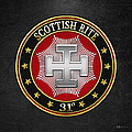 31st Degree - Inspector Inquisitor Jewel on Black Leather Digital Art by Serge Averbukh 31st Degree - Inspector Inquisitor Jewel on Black Leather Digital Art by Serge Averbukh