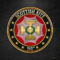 32nd Degree - Master of the Royal Secret Jewel on Black Leather Digital Art by Serge Averbukh 32nd Degree - Master of the Royal Secret Jewel on Black Leather Digital Art by Serge Averbukh