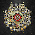 33 Scottish Rite Degrees on Black Leather Digital Art by Serge Averbukh 33 Scottish Rite Degrees on Black Leather Digital Art by Serge Averbukh
