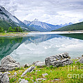 Mountain lake in Jasper National Park 1 Photograph by Elena Elisseeva Mountain lake in Jasper National Park 1 Photograph by Elena Elisseeva