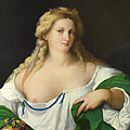 A Blonde Woman Painting by Palma Vecchio A Blonde Woman Painting by Palma Vecchio