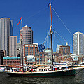 A Ship in Boston Harbor Photograph by Mitchell Grosky A Ship in Boston Harbor Photograph by Mitchell Grosky