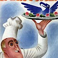 A Vanity Fair Cover Of Roosevelt At Thanksgiving