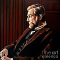 Abraham Lincoln by Daniel Day-Lewis Painting by Paul Meijering Abraham Lincoln by Daniel Day-Lewis Painting by Paul Meijering