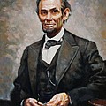Abraham Lincoln Painting by Ylli Haruni Abraham Lincoln Painting by Ylli Haruni