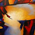 Abstract Red Blue Yellow Painting by Glenn Pollard Abstract Red Blue Yellow Painting by Glenn Pollard