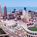 Aerial View Of Jacobs Field, Cleveland by Panoramic Images Aerial View Of Jacobs Field, Cleveland by Panoramic Images
