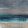 After The Storm- Abstract Beach Landscape Painting by Linda Woods After The Storm- Abstract Beach Landscape Painting by Linda Woods